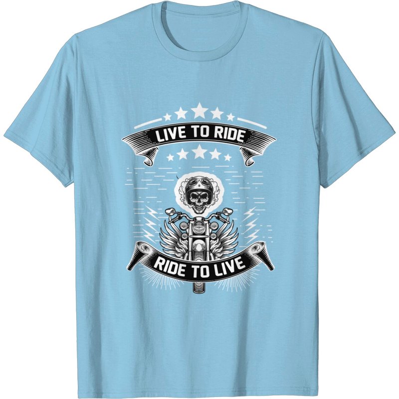T-Shirt pour Hommes Live To Ride Ride To Live — T-shirts pour hommes
