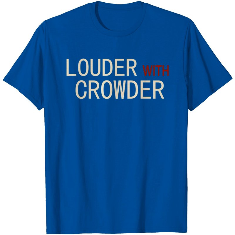 T-Shirt Louder With Crowder pour Hommes en Noir — T-shirts pour hommes