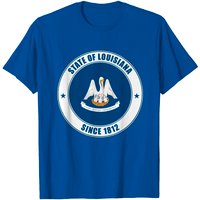 T-Shirt Drapeau de la Louisiane pour Hommes