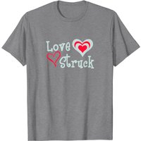 T-Shirt Love Struck pour hommes en noir