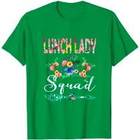 T-Shirt Lunch Lady Squad pour hommes en noir — T-shirts pour hommes