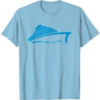 Cruise Ship Custom Color T-Shirt for Men