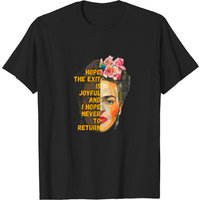 T-shirt Citations de Frida Kahlo pour Hommes en Noir — T-shirts pour hommes