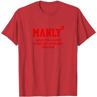 Manly Squared T Shirt for Men in Black