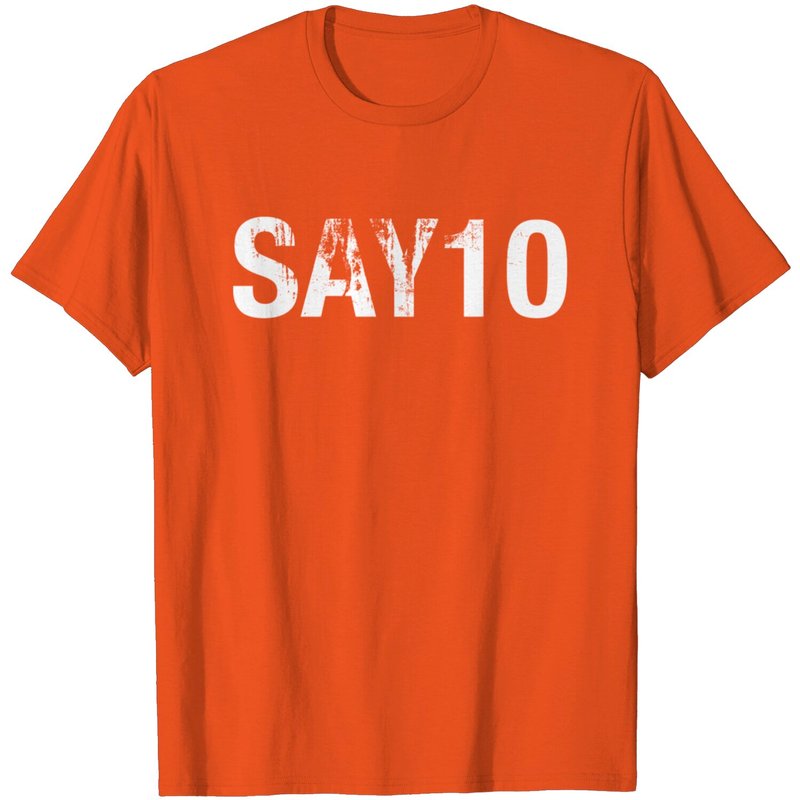 Say10 T Shirt for Men in Black