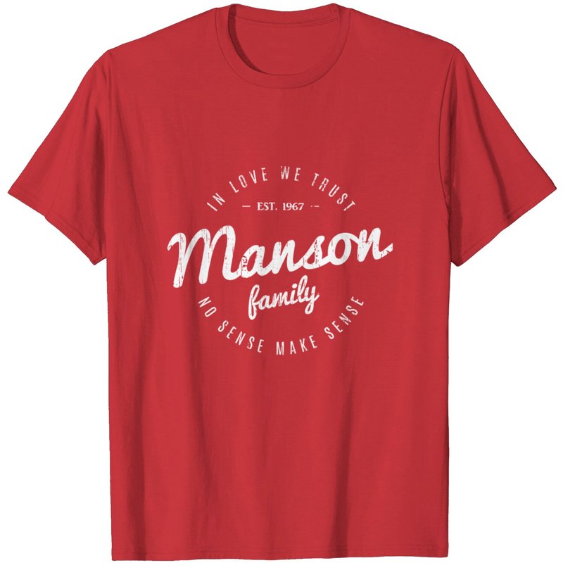 Manson Family No Senses Make Sense T-Shirt for Men