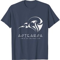Aotearoa Kiwi T-Shirt for Men in Black — Mens T Shirts
