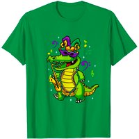 T-shirt Alligator de Mardi Gras pour hommes — T-shirts pour hommes