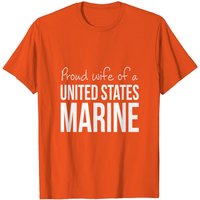 T-Shirt Fier Épouse D'un Marine Des États-Unis — T-shirts pour hommes