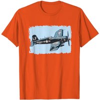 Aircraft Classic F4U Men's T-Shirt in Black
