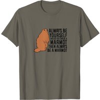 Marmot Always Be Yourself T-Shirt pour hommes en noir — T-shirts pour hommes