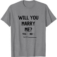 Marriage Proposal T-Shirt for Men