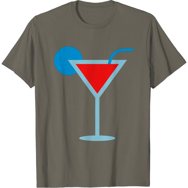 Cocktail Men's T-Shirt in Black