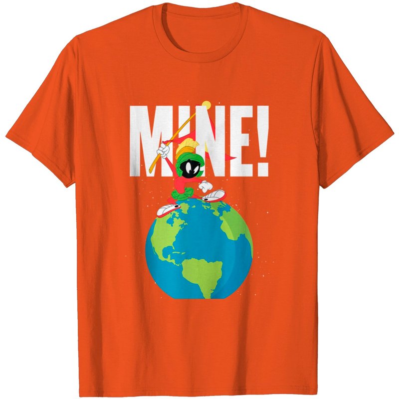 Marvin The Martian Mine T Shirt for Men - Black