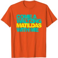 T-shirt Come A Waltzing Matildas pour hommes - Noir
