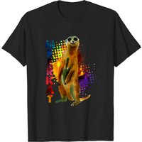 Meerkat Funny Shirt for Men - Black T-Shirt