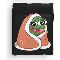 Peepoblanket Emote Duvet Cover