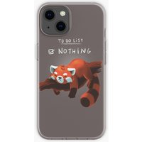 Red Panda Day To Do List iPhone Case - Cute Fluffy Animal