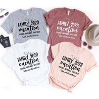 T-shirt personnalisé de vacances en famille 2023 pour hommes — T-shirts pour hommes
