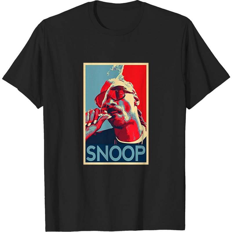 T-shirt pour hommes Snoop Dogg en noir — T-shirts pour hommes