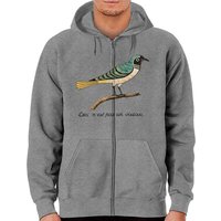 Birds Aren't Real - Ceci N'est Pas Un Oiseau Hoodie Zippé — Sweats à capuche pour hommes