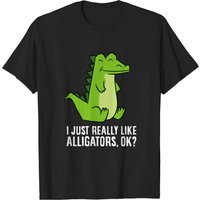 T-shirt I Just Really Like Alligators, Ok? pour hommes — T-shirts pour hommes