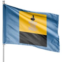 What The Duck Funny Water Ducklings House Flags — Decorative Flags