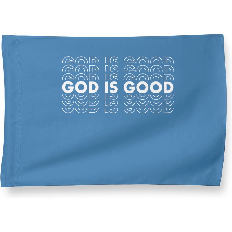 God Is Good Religious House Flags for Outdoor Use — Decorative Flags