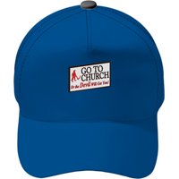 Va à l'église ou le diable t'emportera - Casquette Happy — Casquette de baseball
