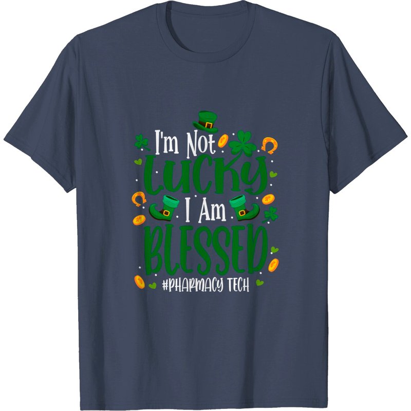 Je Ne Suis Pas Chanceux, Je Suis Béni T-Shirt pour Hommes — T-shirts pour hommes