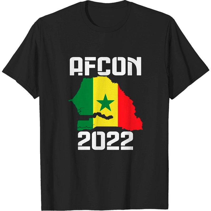 T-shirt Sénégal Football Drapeau du Sénégal pour Hommes