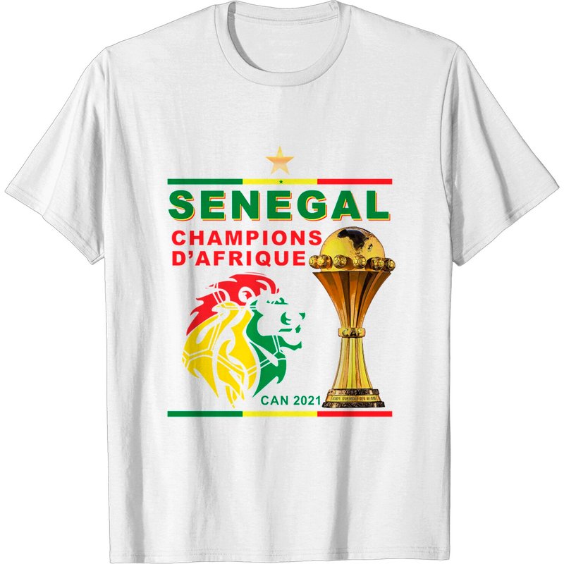 T-shirt pour hommes Champions d'Afrique du Sénégal — T-shirts pour hommes