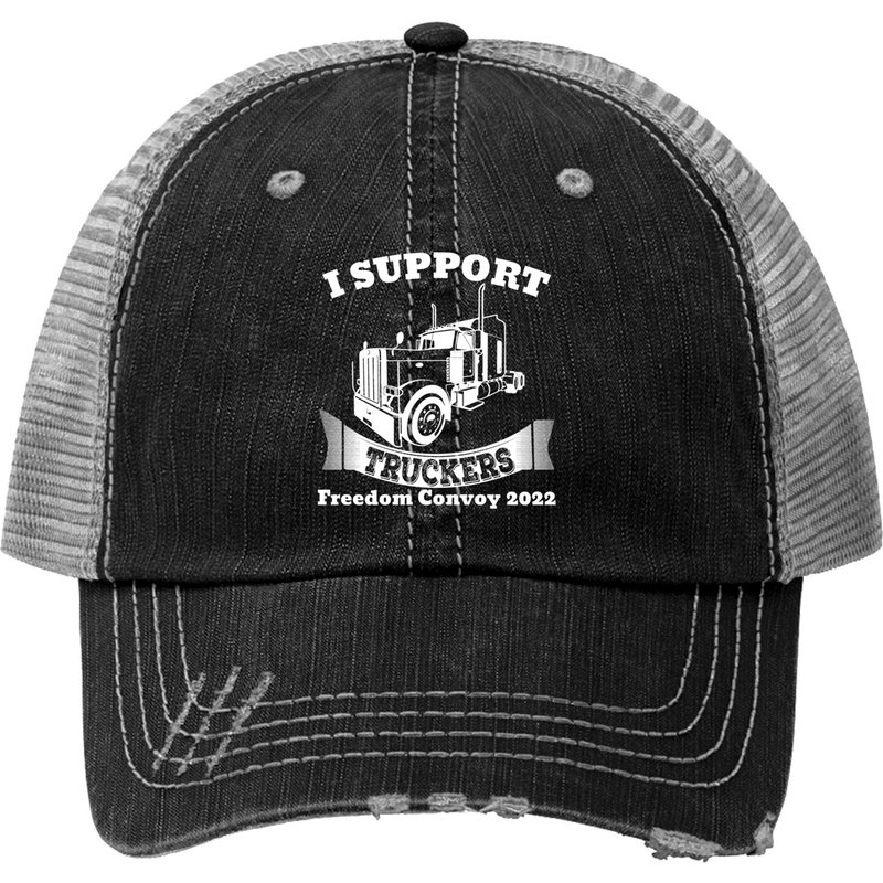 Casquette Trucker I Support Truckers Freedom Convoy 2022 — Casquette de baseball
