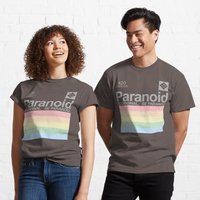 T-shirt Paranoid Polaroid Classique pour hommes - Noir