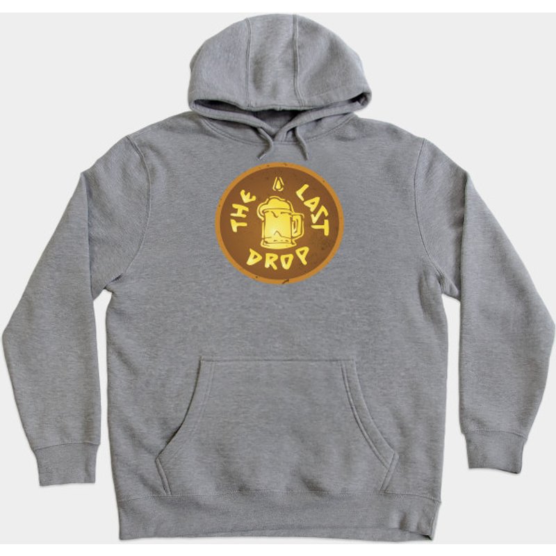 The Last Drop From Arcane - Hoodie Unis Noir — Sweats à capuche pour hommes