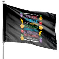 Drapeaux de Maison Versets Religieux Galatians Fruit Of The Spirit — Drapeaux décoratifs