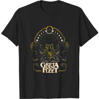 T-shirt Vintage Greta Van Fleet pour hommes en noir — T-shirts pour hommes