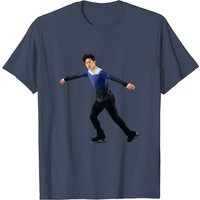 T-shirt classique Nathan Chen pour hommes en noir — T-shirts pour hommes