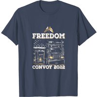 T-shirt Trucker Drapeau Américain Canada Storm Truck pour Hommes — T-shirts pour hommes