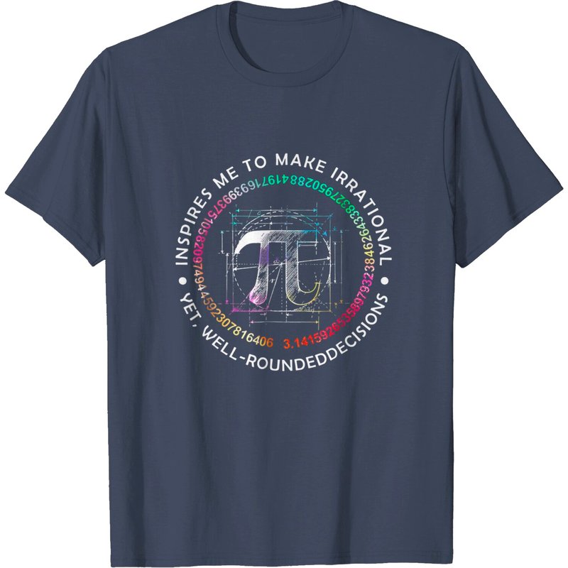 Inspire Pi 3.14 Math Teacher National Day T-Shirt for Men — Mens T Shirts