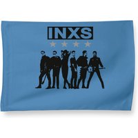 INXS House Flags - Double-Sided Royal Blue Design — Decorative Flags