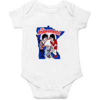 The Replacements Onesie for Infants in Vintage Orange