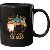 Just A Girl Who Loves Bee Gees Ceramic Mug — Mugs & Tumblers