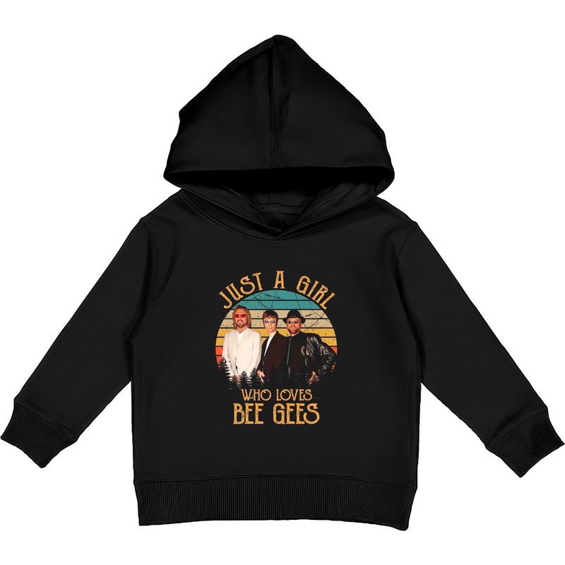 Juste une fille qui aime les Bee Gees - Hoodie pour enfants — Sweats à capuche pour hommes