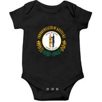Body avec le drapeau du Commonwealth du Kentucky — Bodys bébé