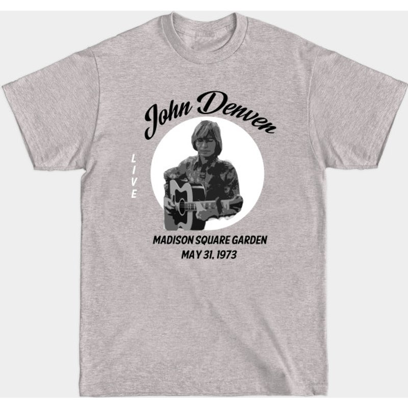 T-shirt pour hommes John Denver Madison Square Garden — T-shirts pour hommes