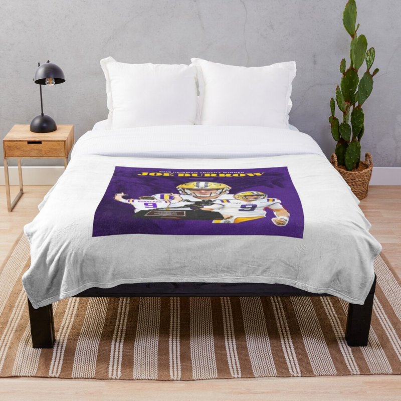 Joe Burrow Throw Blanket — Throw Blankets