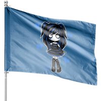 Soft Goth House Flags Emo Girl - Double-Sided Print