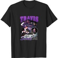T-Shirt pour hommes Travis Scott en noir