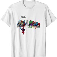 T-shirt chrétien Jesus Superheros, Et c'est comme ça que j'ai sauvé le monde — T-shirts pour hommes